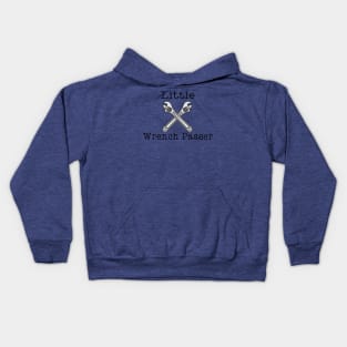 Little Wrench Passer Mechanic Kids Hoodie